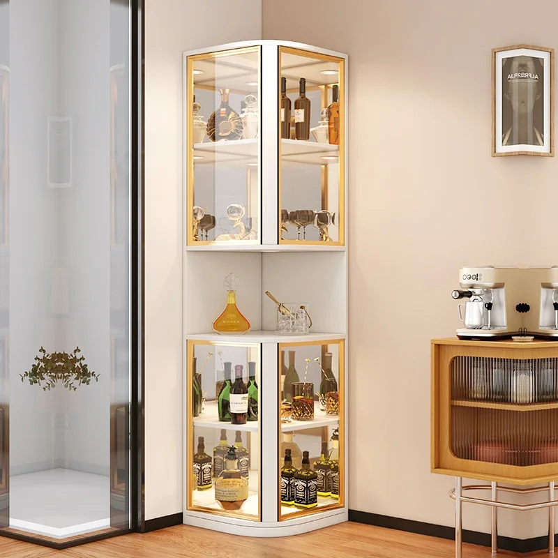 Commercial Kitchen Cabinet - Wall Bar Cabinet Open Cabinets Iron