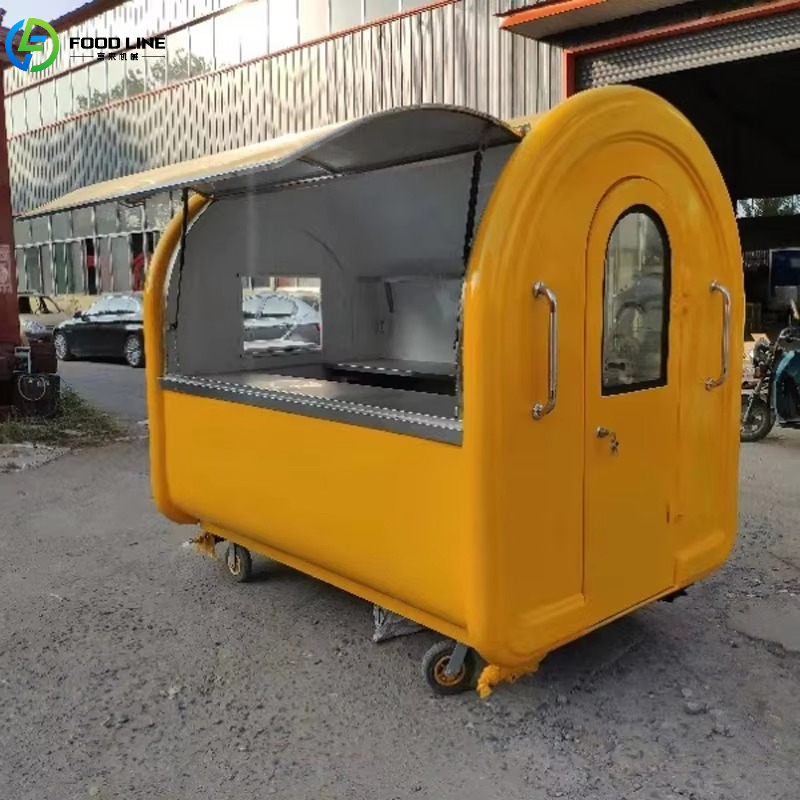 Commercial Kitchen Trailer - Customized Commercial Street Food Truck Fully