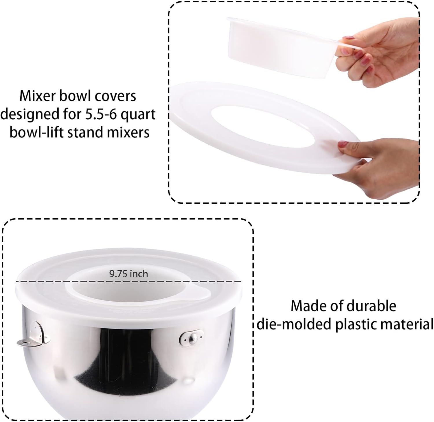 Commercial Kitchen Aid Mixer - 1pcs Mixers Bowl Covers for Kitchen