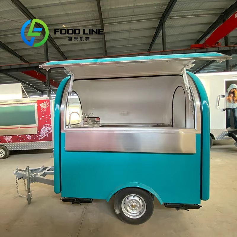 Commercial Kitchen Trailer - Customized Round Popular Small Towing Movable