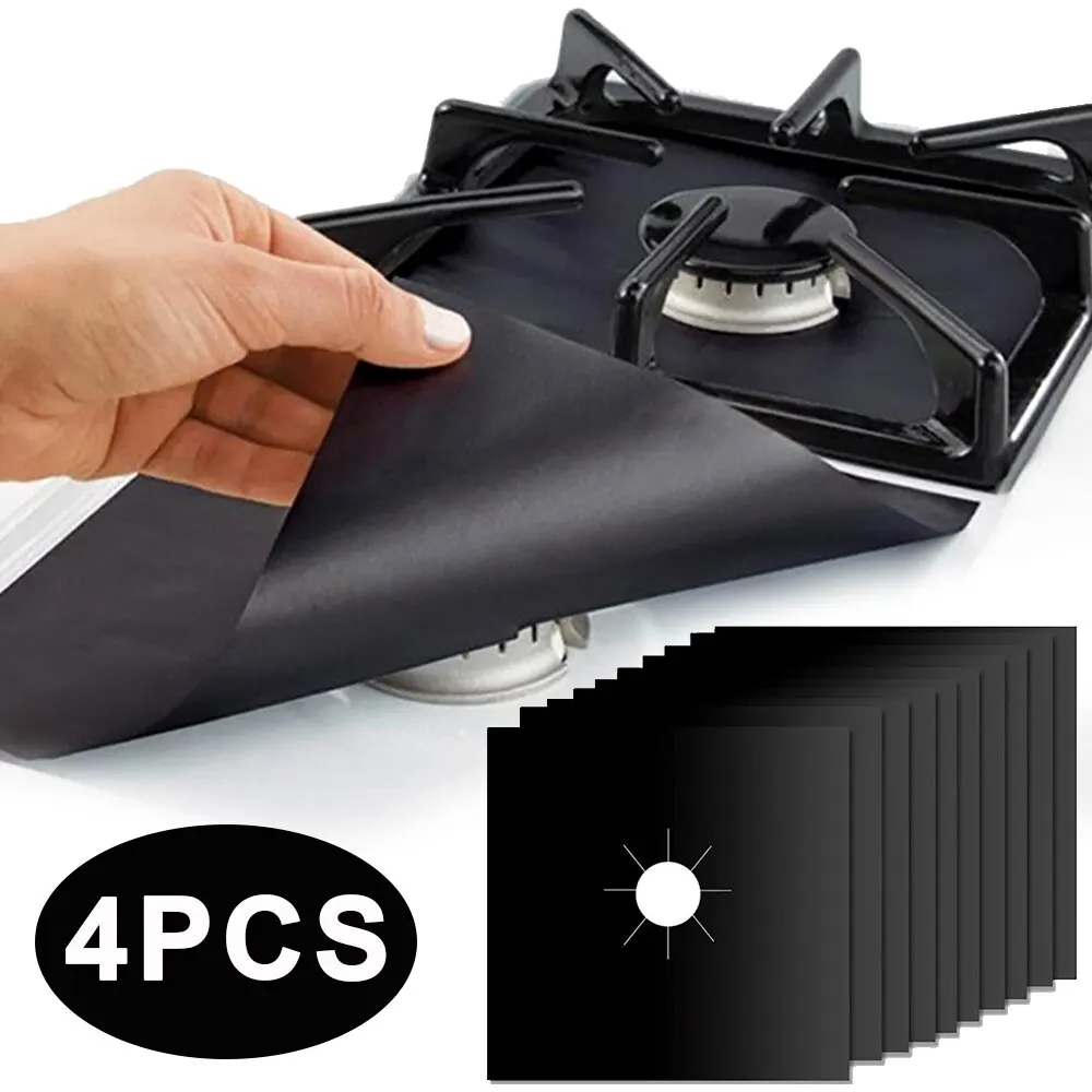 Commercial Kitchen Hoods - 4 Piece Gas Stove Protector Cooker