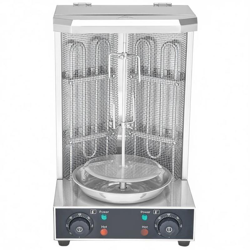 Commercial Kitchen Broiler - Vertical Broiler Gyro Rotisserie Oven 13lbs