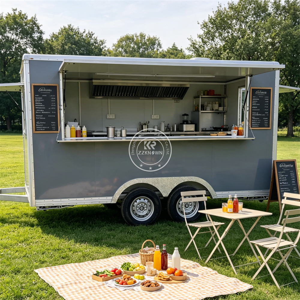 Commercial Kitchen Trailer - Mobile Kitchen Commercial Catering Pizza Burger