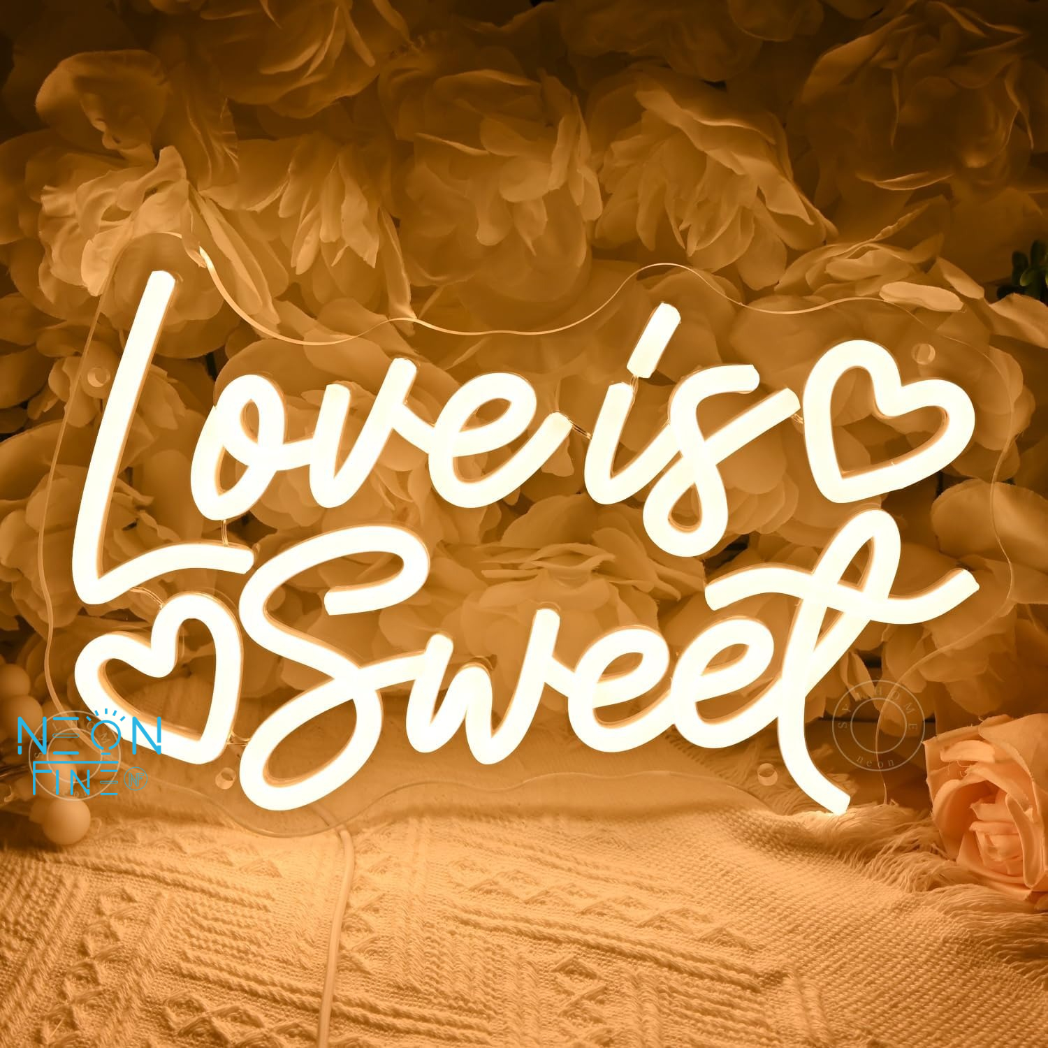 Commercial Kitchen Light - Love Is Sweet Neon Light Sign