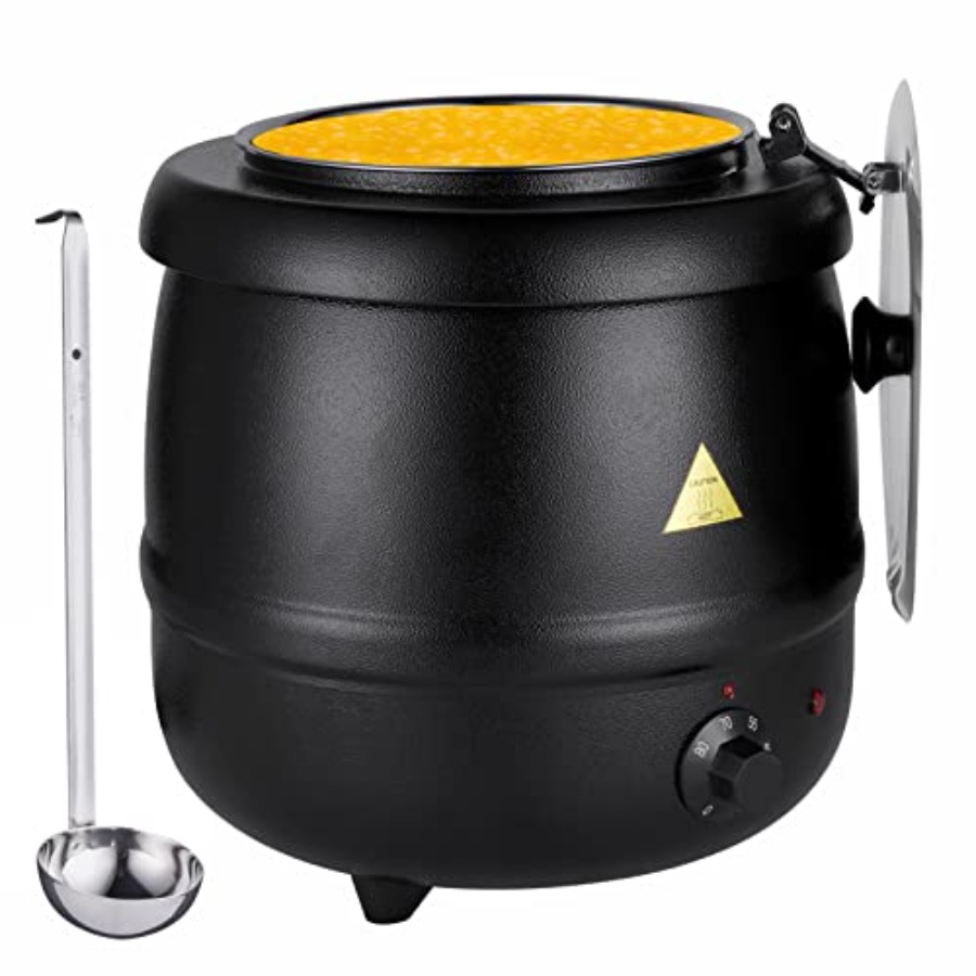 Soup Kettle Warmer - Food Soup Kettle Warmer with Ladle