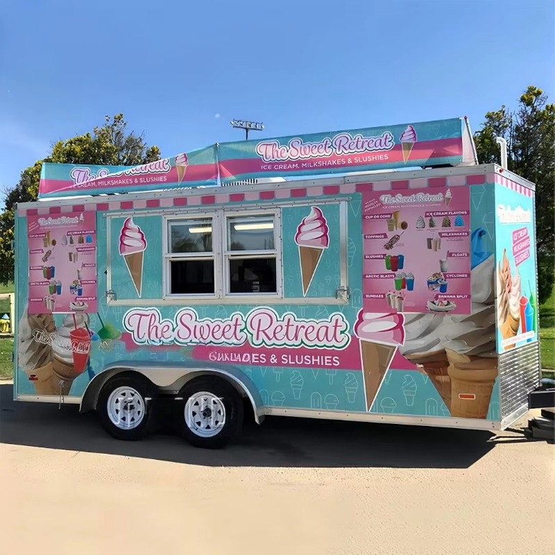 USA Approved Custom Food Trail - Commercial Kitchen Trailer avaliação e preço