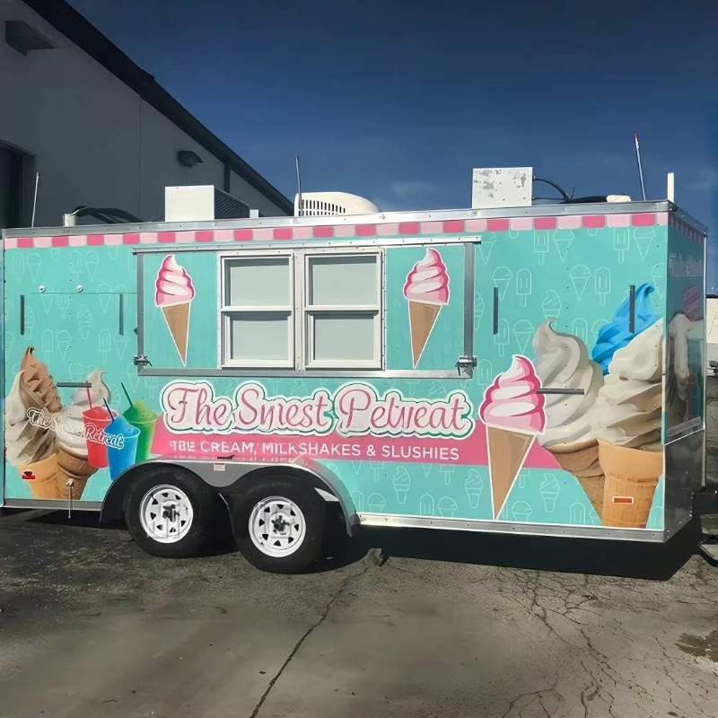 USA Approved Custom Food Trail - Commercial Kitchen Trailer avaliação e preço
