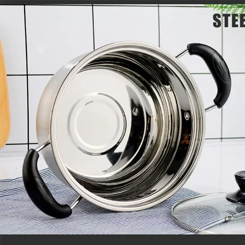 Stainless Steel Saucepan Non-s - Soup Kettle Warmer avaliação e preço