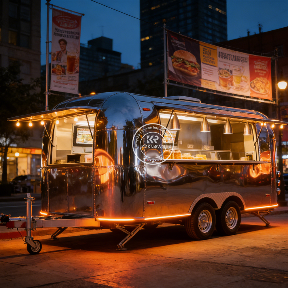 Commercial Pizza Coffee Truck  - Commercial Kitchen Trailer avaliação e preço