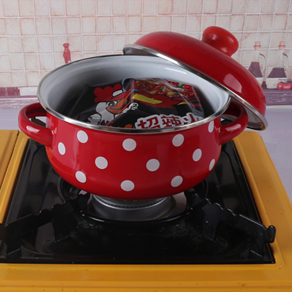 16/18/20CM Double Ears Speckle - Soup Kettle Warmer avaliação e preço