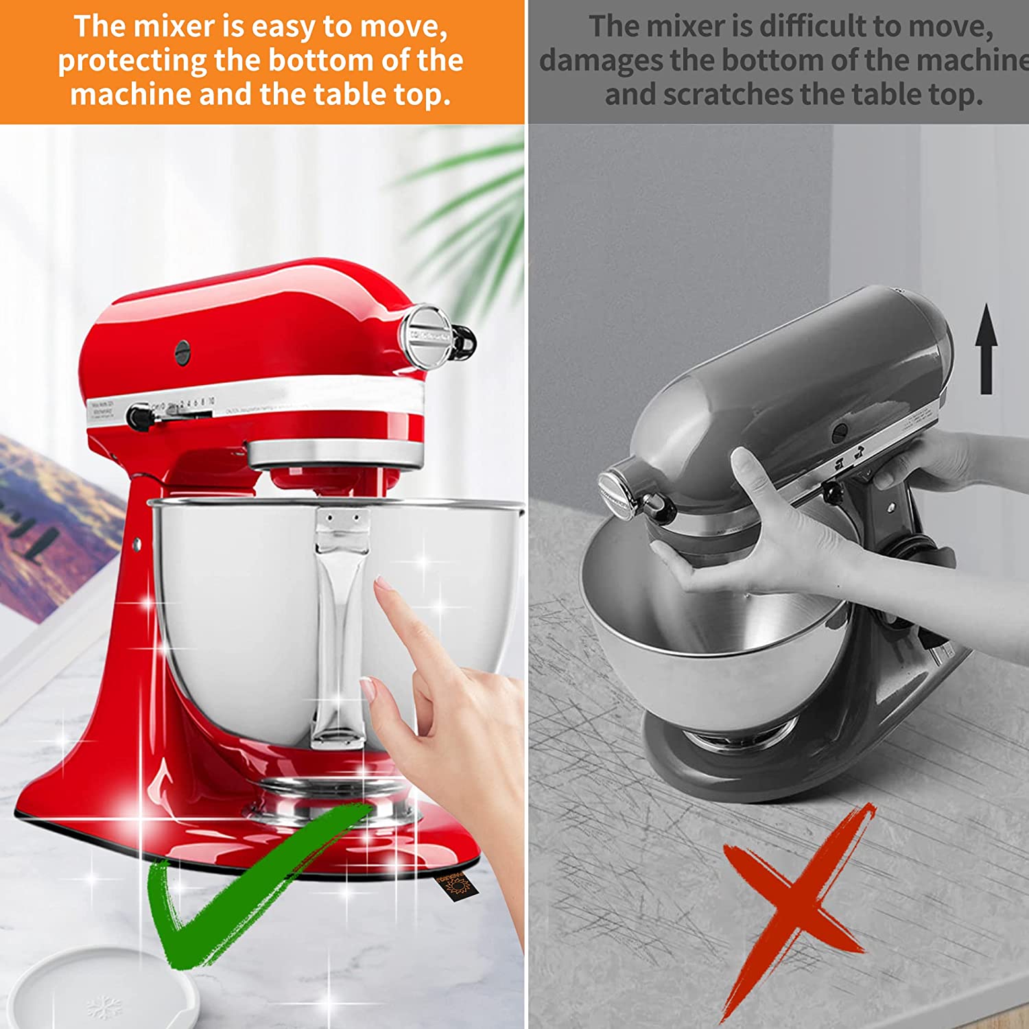 Sliding Mat for Kitchenaid Mix - Commercial Kitchen Aid Mixer avaliação e preço