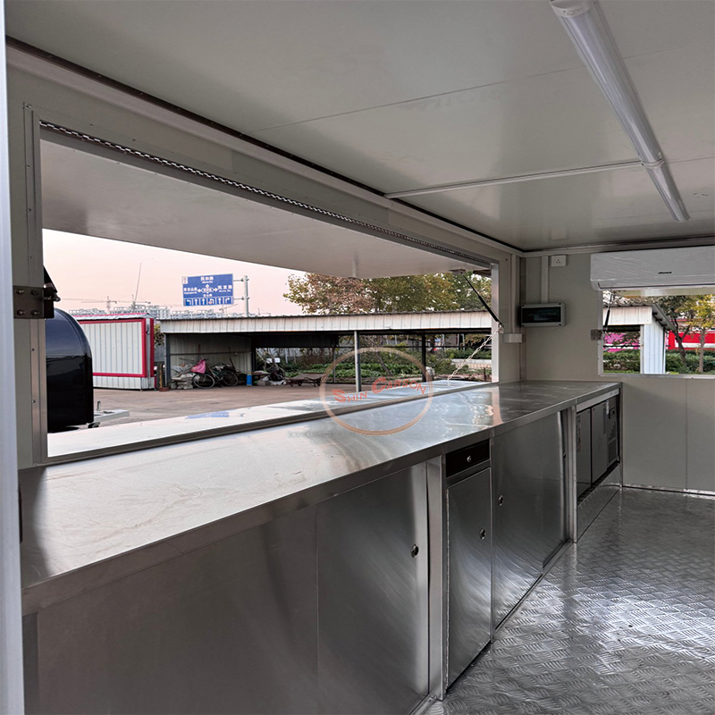 Towable Food Cart with Shelf a - Commercial Kitchen Vendor avaliação e preço
