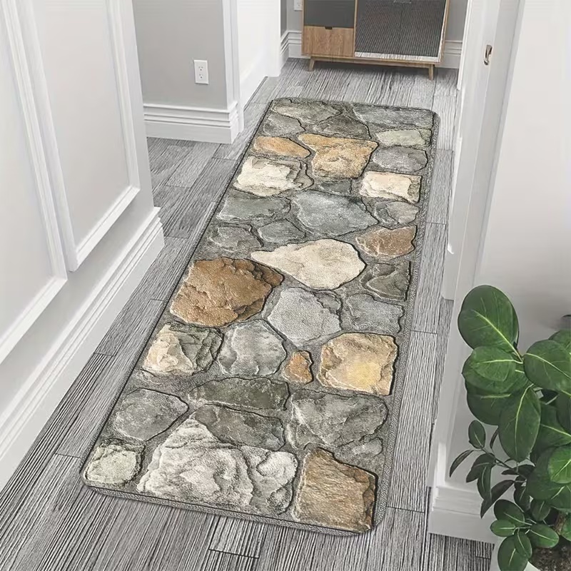 Modern Kitchen Runner Rug Ston - Commercial Kitchen Floor avaliação e preço