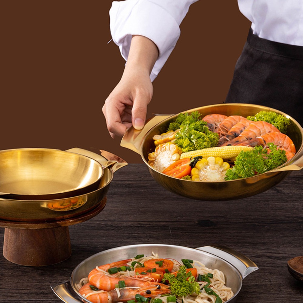 Stainless Steel Paella Pan Hea - Soup Kettle Warmer avaliação e preço