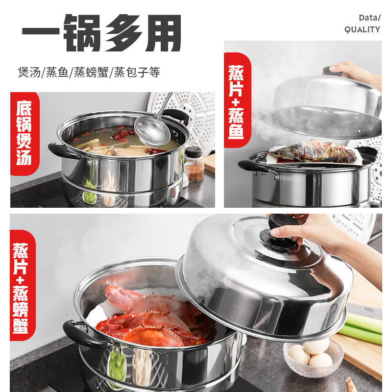 Stainless steel double-layer h - Soup Kettle Warmer avaliação e preço