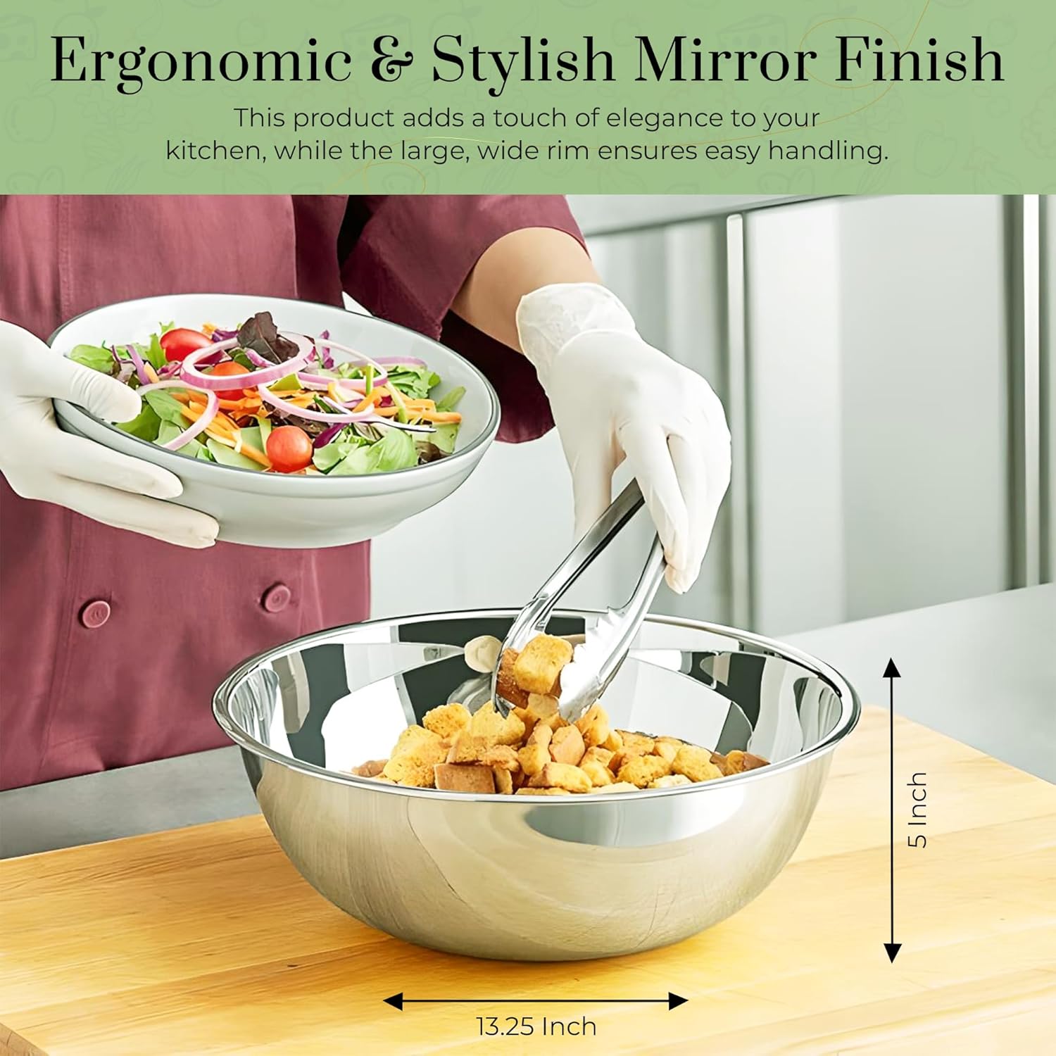 Stainless Steel Mixing Bowls 8 - Commercial Kitchen Products avaliação e preço