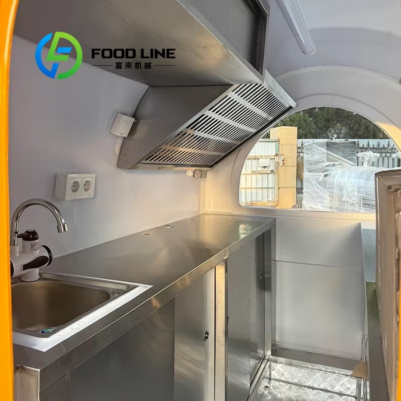 Customized Round Popular Small - Commercial Kitchen Trailer avaliação e preço