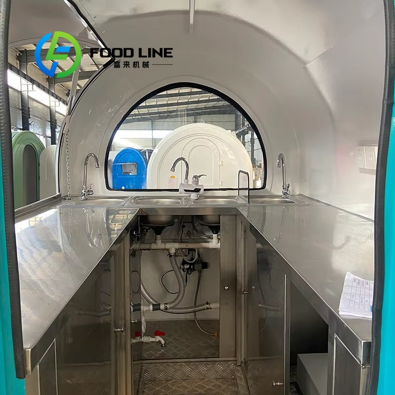 Customized Round Popular Small - Commercial Kitchen Trailer avaliação e preço