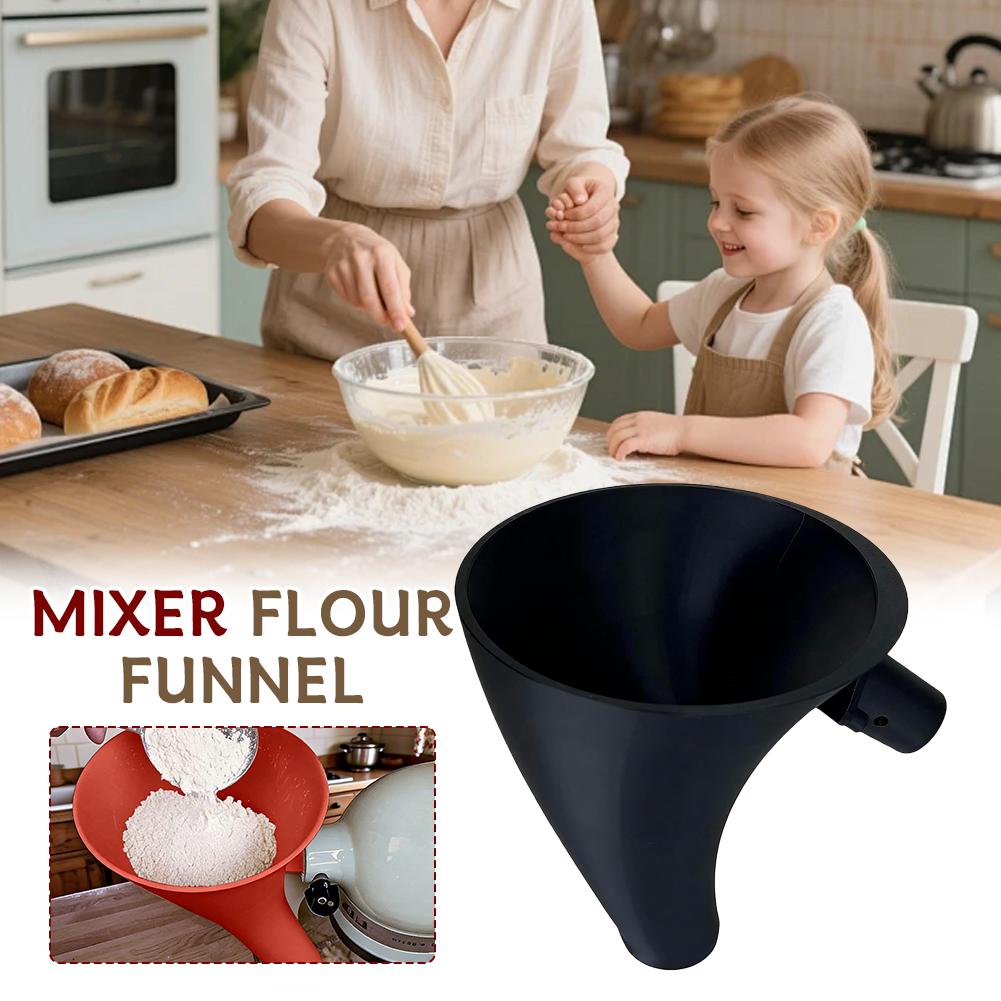 Spill Proof Flour Funnel for 5 - Commercial Kitchen Aid Mixer avaliação e preço