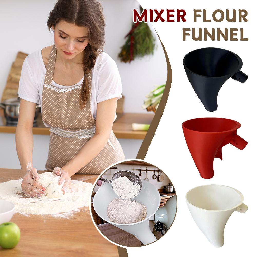 Spill Proof Flour Funnel for 5 - Commercial Kitchen Aid Mixer avaliação e preço
