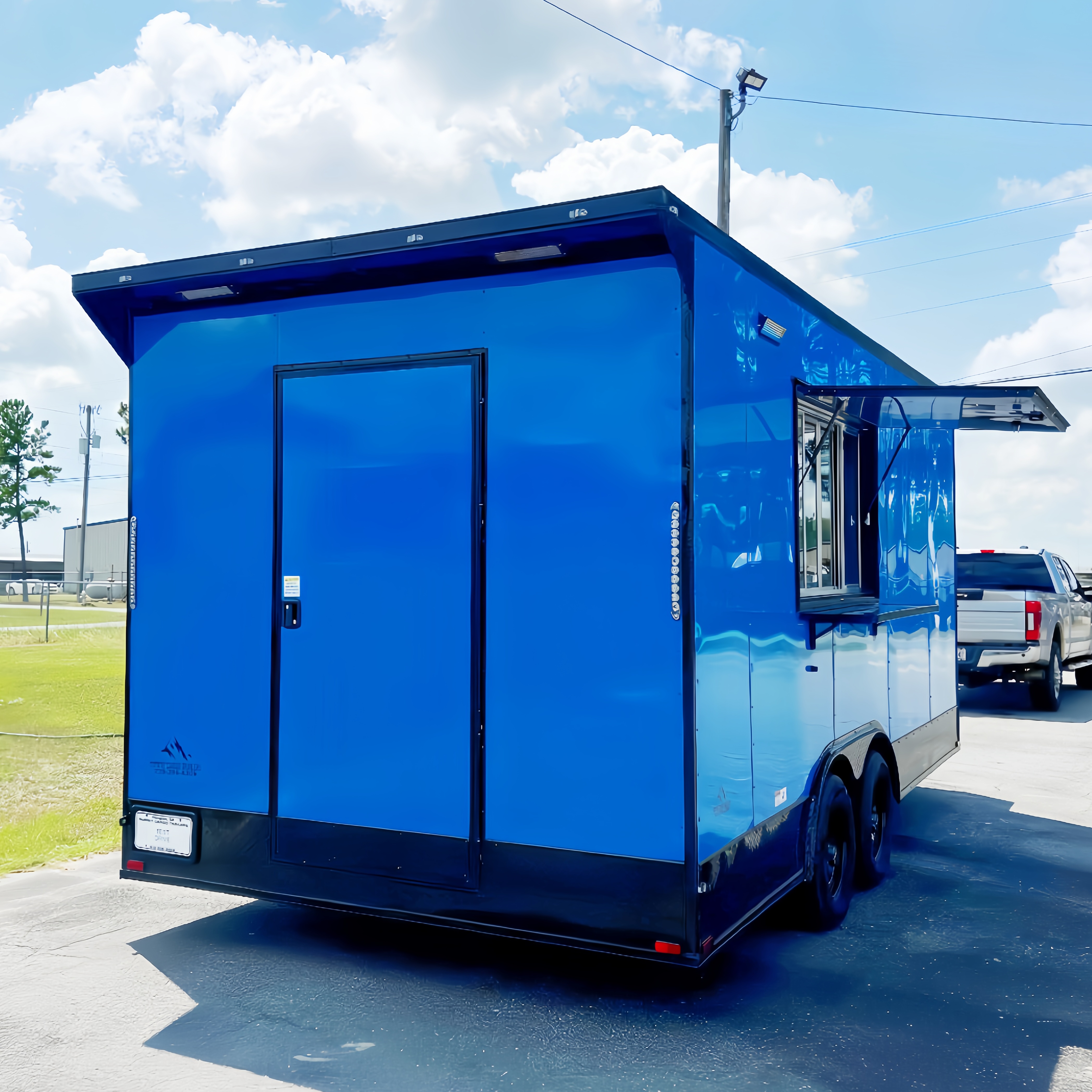 Outdoor Food Truck Trailer wit - Commercial Kitchen Trailer avaliação e preço