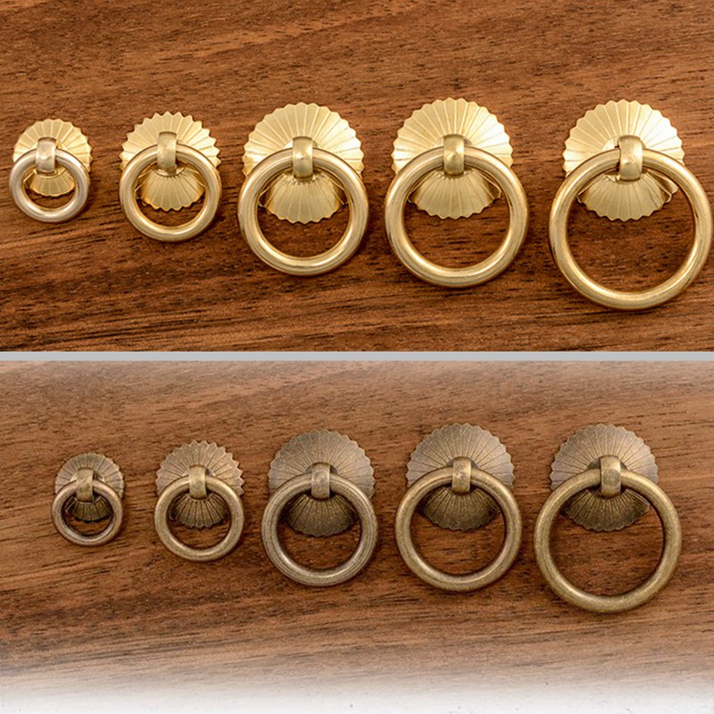 Vintage Brass Cabinet Ring Kno - Commercial Kitchen Cabinet avaliação e preço