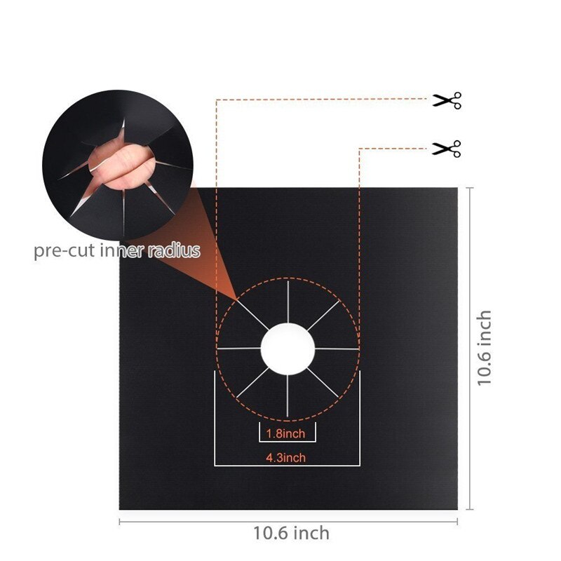4 Piece Gas Stove Protector Co - Commercial Kitchen Hoods avaliação e preço