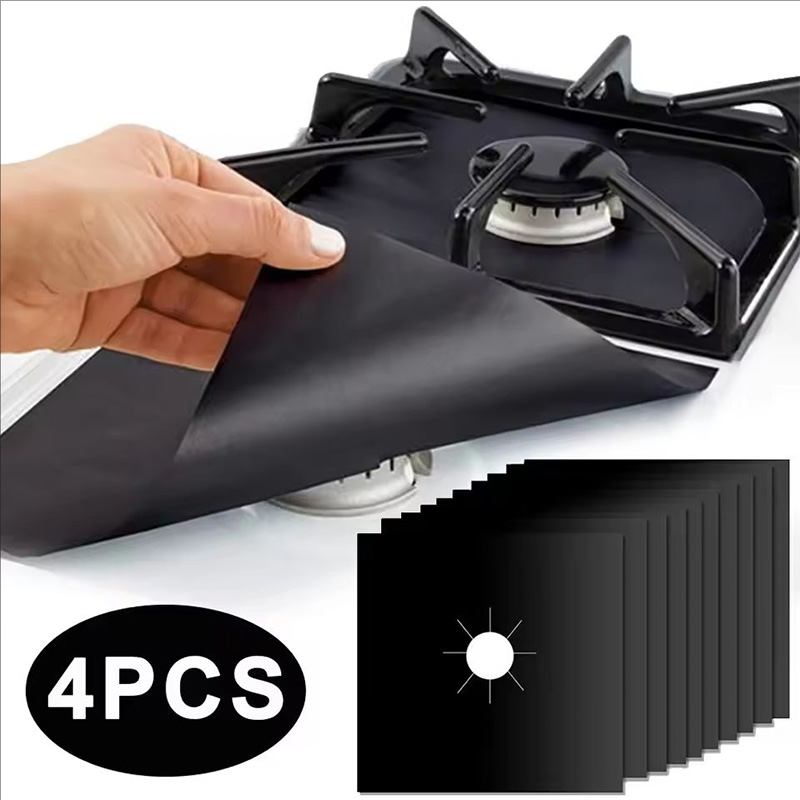 4/8Pcs Gas Stove Protector Coo - Commercial Kitchen Hoods avaliação e preço