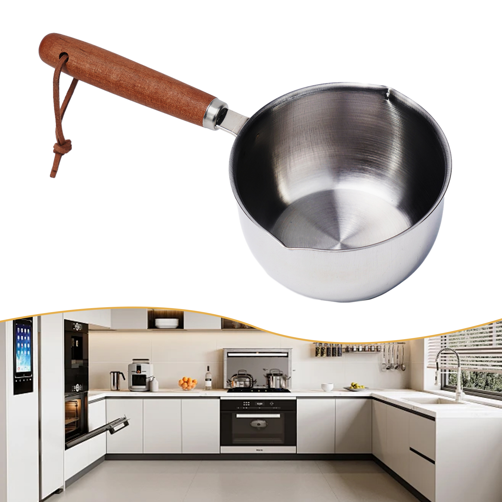 Stainless Steel Hot Oil Pot Mi - Soup Kettle Warmer avaliação e preço