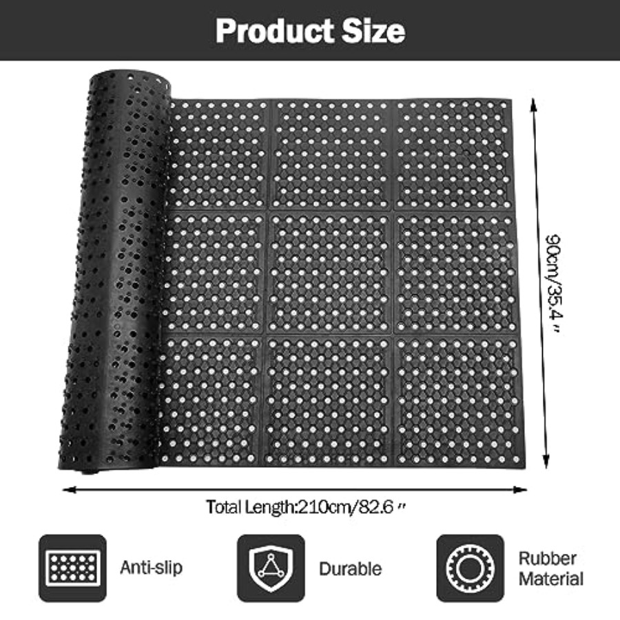 83x35 Commercial Anti-Fatigue  - Commercial Kitchen Mats Anti Fatigue avaliação e preço