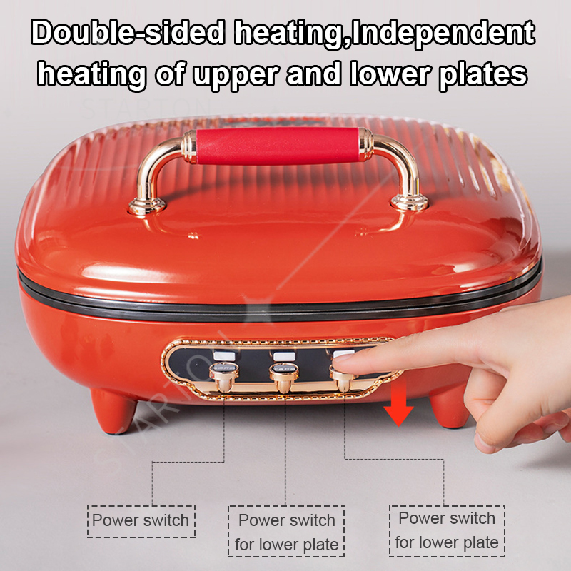 Crepe Maker Double Side Heatin - Crepe Maker Griddle avaliação e preço