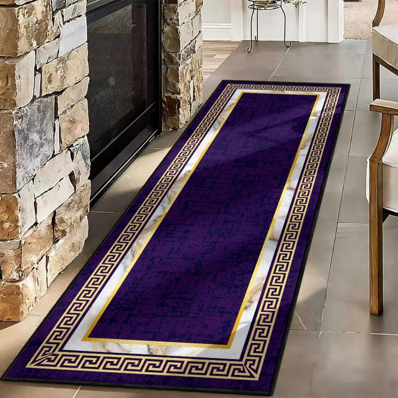 Abstract Art Runner Rug Blue Y - Commercial Kitchen Floor avaliação e preço