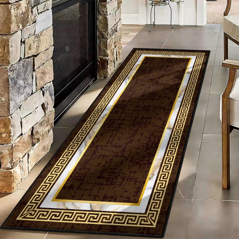 Abstract Art Runner Rug Blue Y - Commercial Kitchen Floor avaliação e preço