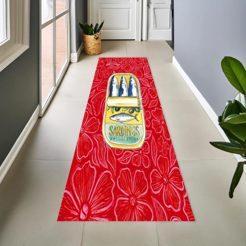 Retro Canned Sardine Long Runn - Commercial Kitchen Floor avaliação e preço