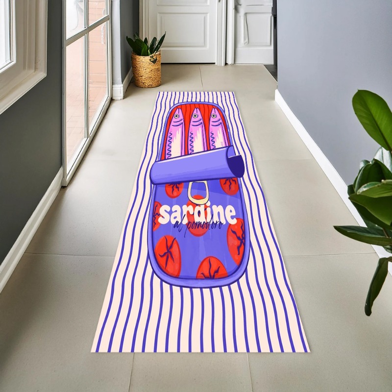 Retro Canned Sardine Long Runn - Commercial Kitchen Floor avaliação e preço