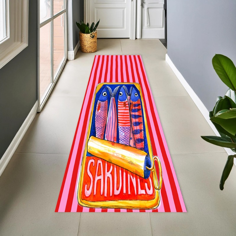 Retro Canned Sardine Long Runn - Commercial Kitchen Floor avaliação e preço