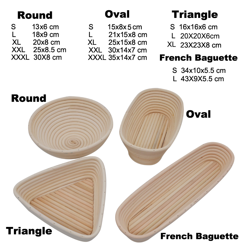 UPORS Rattan Bread Proofing Ba - Crepe Maker Griddle avaliação e preço