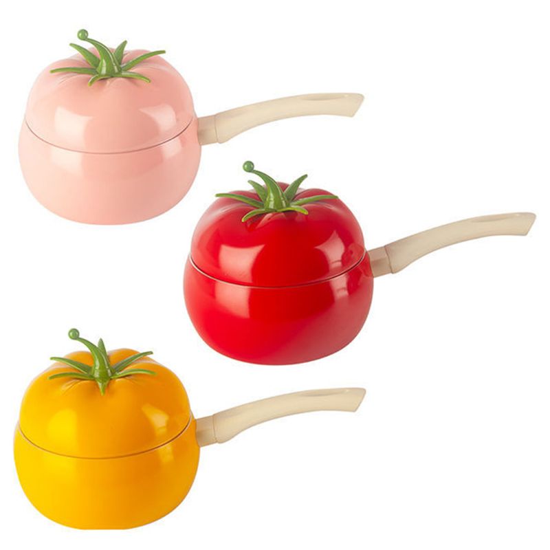 Fruit Tomato Shape Frying Pan  - Soup Kettle Warmer avaliação e preço