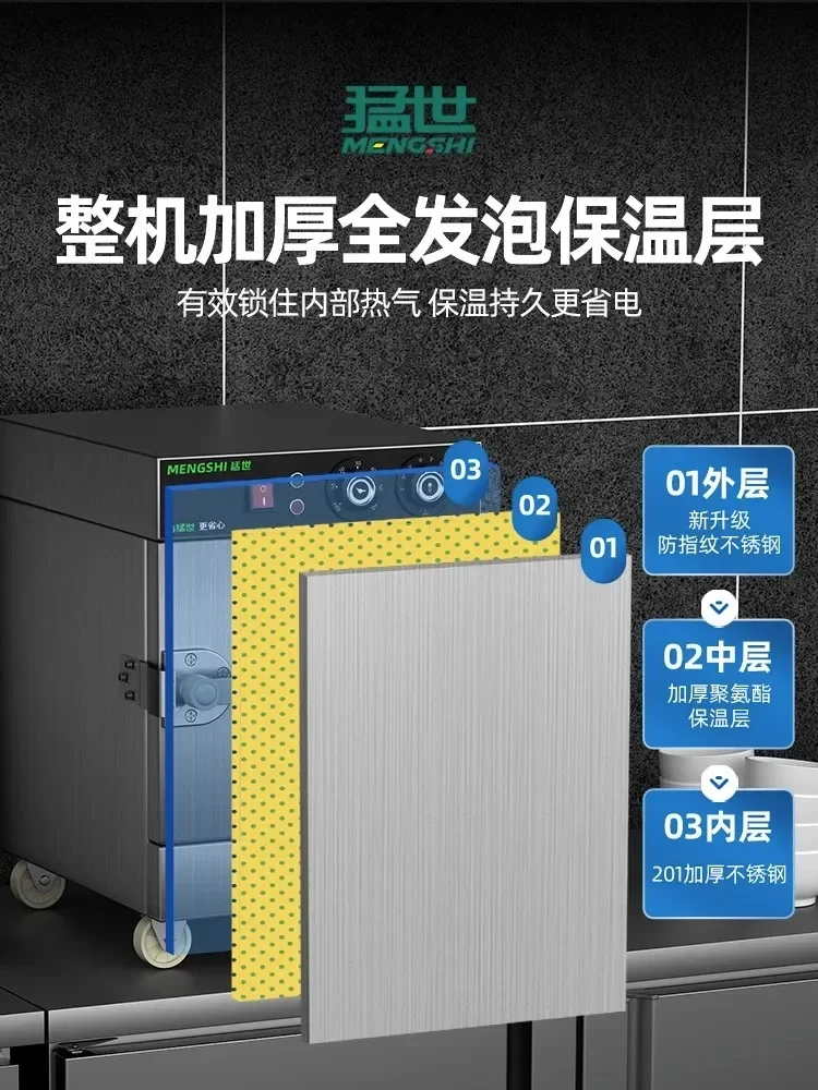 220V Stainless Steel Electric  - Commercial Kitchen Cabinet avaliação e preço