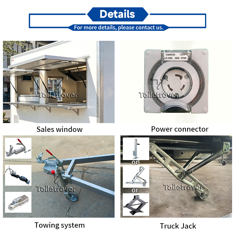 Customizable Commercial Mobile - Commercial Kitchen Trailer avaliação e preço