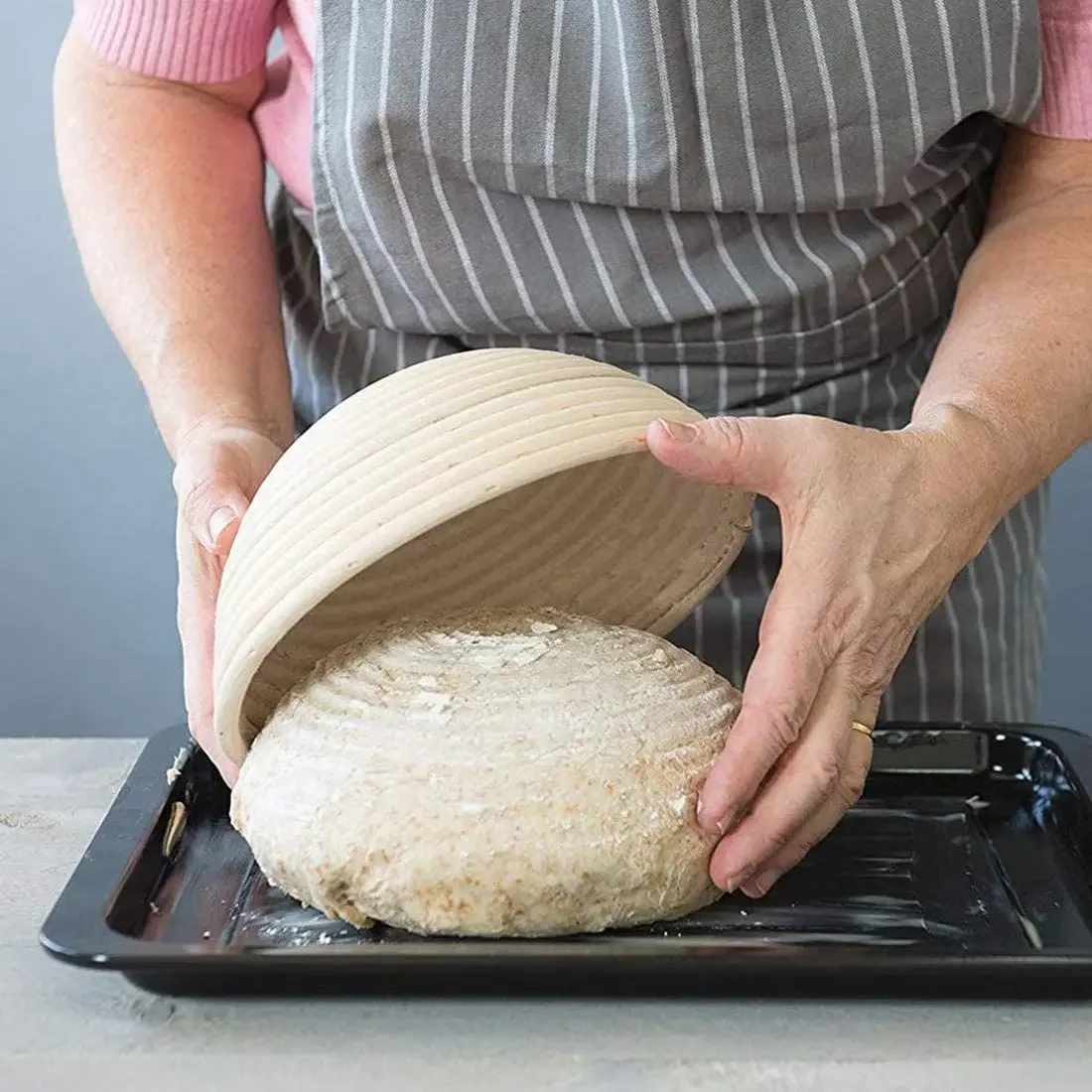 Natural Rattan Bread Proofing  - Crepe Maker Griddle avaliação e preço