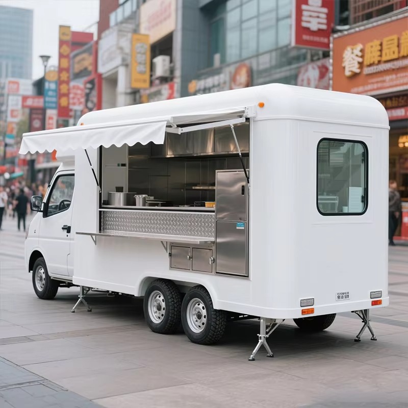 Hot Dog BBQ Mobile Kitchen Tra - Commercial Kitchen Trailer avaliação e preço
