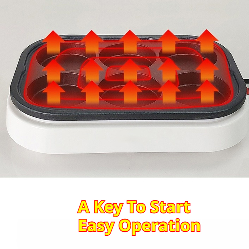 Electric Takoyaki Maker Roaste - Crepe Maker Griddle avaliação e preço