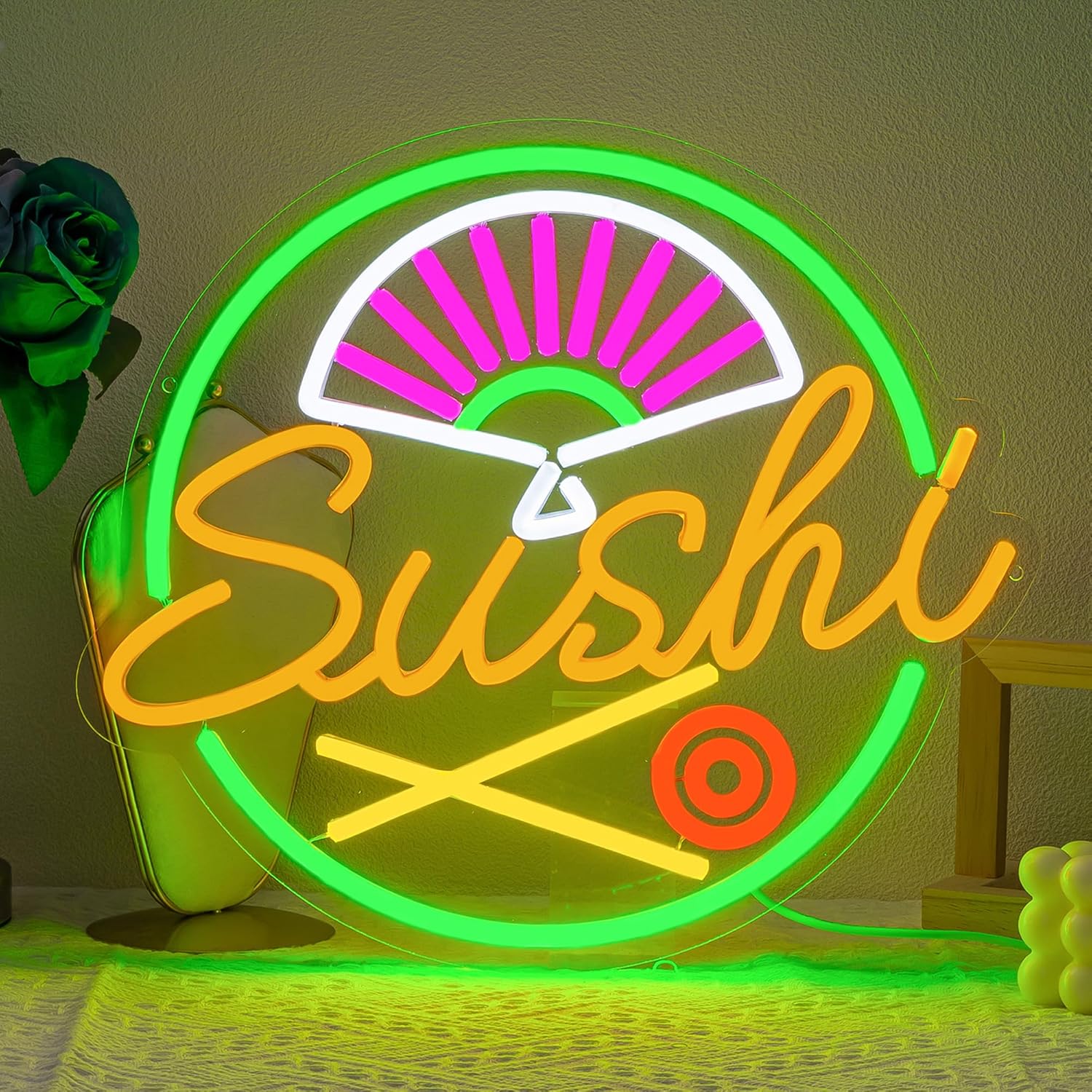 Sushi Neon Sign for Wall Decor - Commercial Kitchen Light avaliação e preço