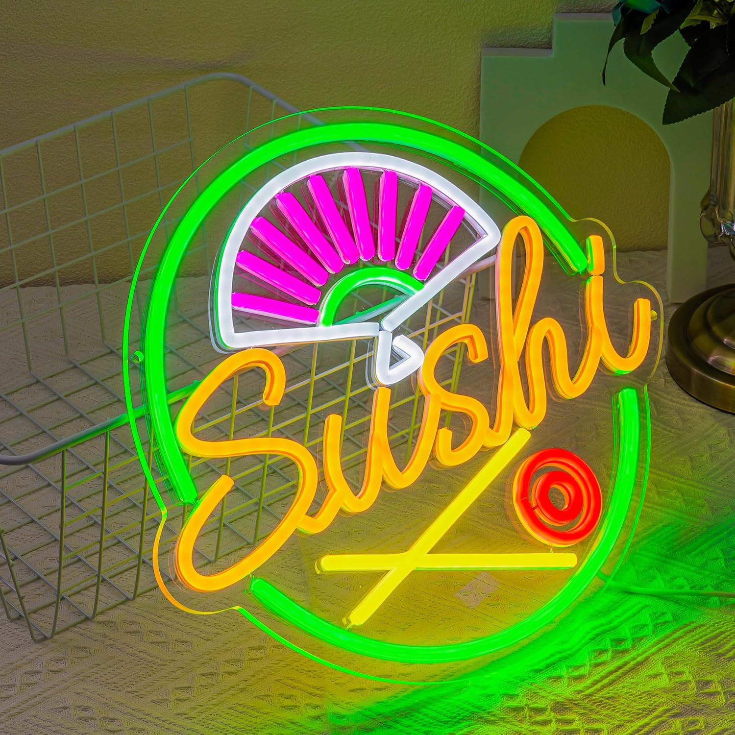 Sushi Neon Sign for Wall Decor - Commercial Kitchen Light avaliação e preço
