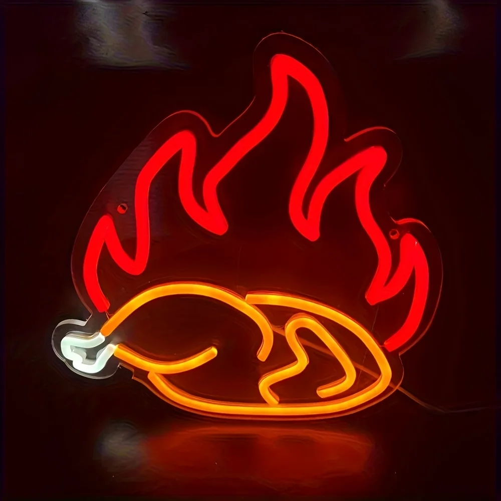 Grilled Chicken Neon Sign LED  - Commercial Kitchen Light avaliação e preço