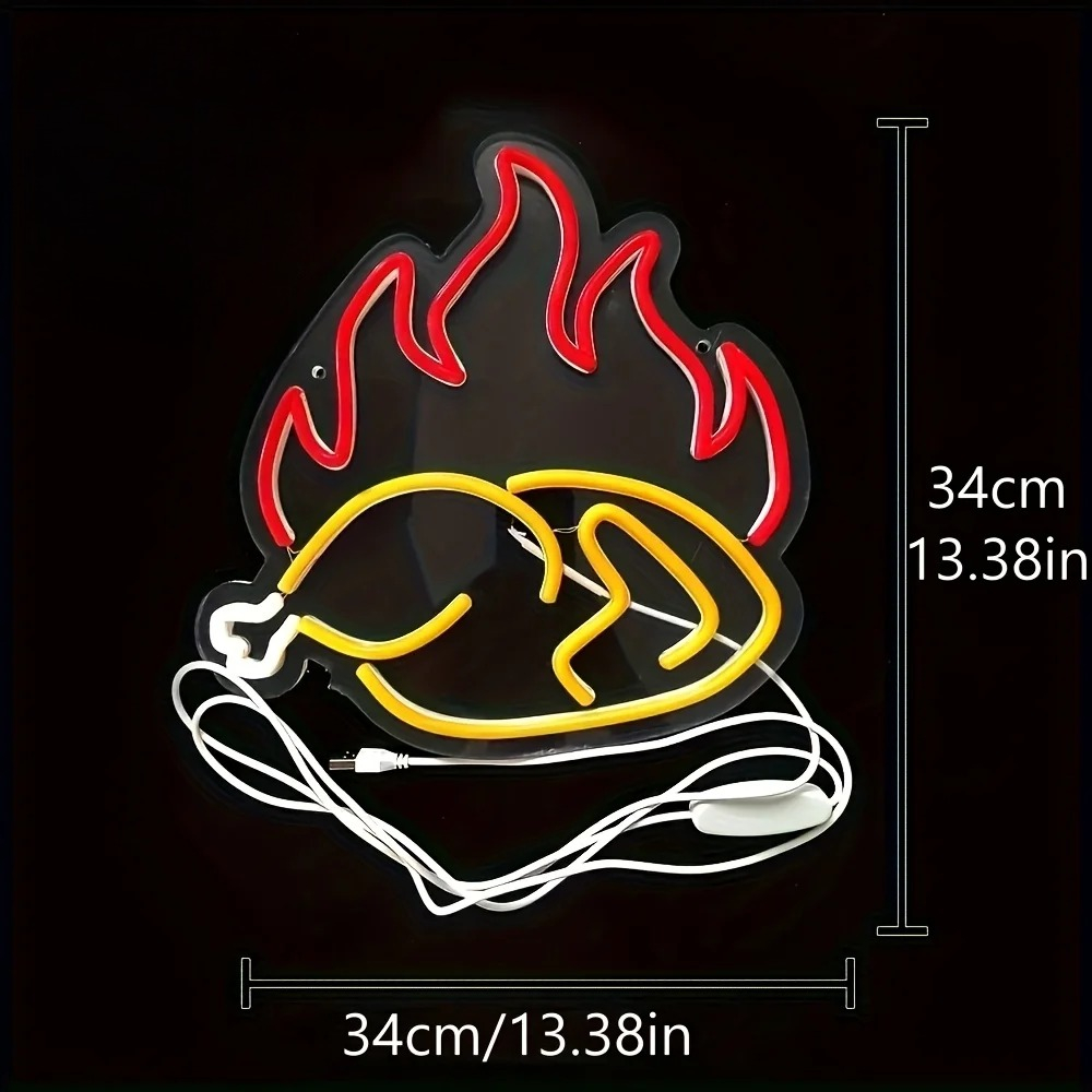 Grilled Chicken Neon Sign LED  - Commercial Kitchen Light avaliação e preço