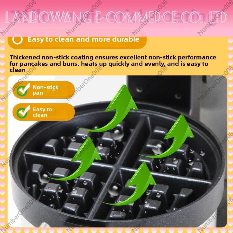 Rotating Waffle Maker Griddle  - Crepe Maker Griddle avaliação e preço