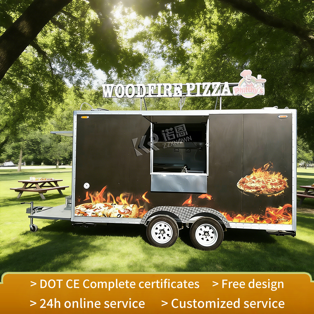 Customizable Food Vending Cart - Commercial Kitchen Trailer avaliação e preço