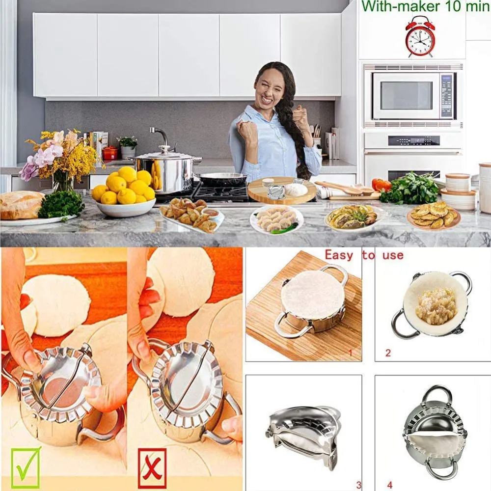 Stainless Steel Dumpling Maker - Commercial Kitchen Products avaliação e preço